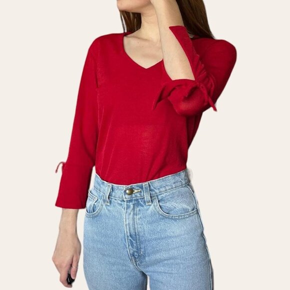 Star CCC vintage 90s/y2k flare sleeve top Small - Picture 1 of 6